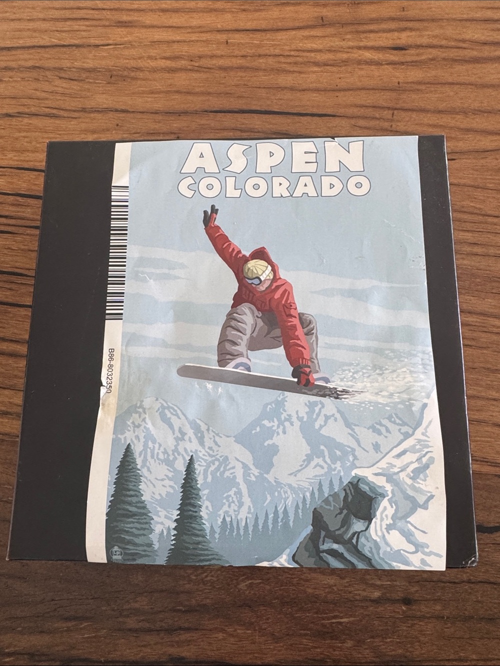 Custom Vintage Aspen Colorado Snowboard Puzzle 1000 piece